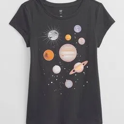 Graphic Print Round-Neck T-Shirt-image-37