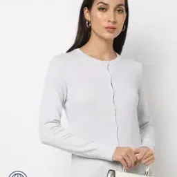 gap Heathered Crew-Neck Cardigan-picture-38