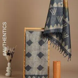 Hand Batik Dyed Cotton 3-Piece Dress Material-image-15