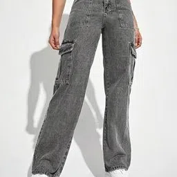 kotty Women High Rise Relaxed Jeans-picture-46