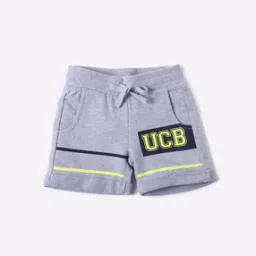 united colors of benetton Brand Print Shorts with Drawstring Fastening-picture-23