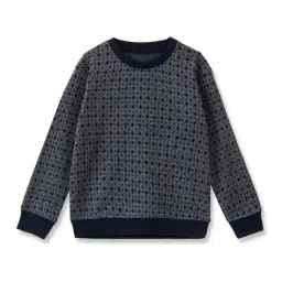 baby's pride Boys Geometric Round Neck Sweatshirt image 1