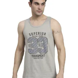 prerit Men Typographic Print Scoop-Neck Vests image 1