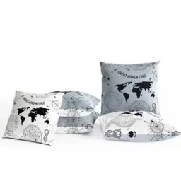 divine casa Set of 5 Microfiber Square Cushion Cover-picture-37