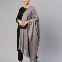 weavers villa Shawl with Paisley Woven Motifs-picture-13