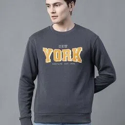 red tape Men Typographic Print Regular Fit Sweatshirt-picture-24