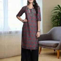 7 threads Women Printed Straight Kurta-picture-27