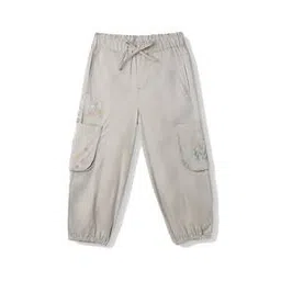 Girls Embroidery Cargo Pants-image-36