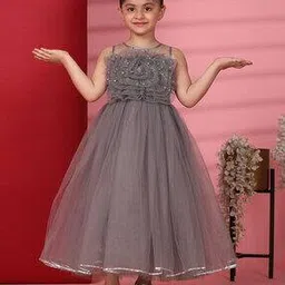 toy balloon kids Girls Embellished Fit & Flare Dress-picture-28