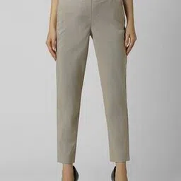van heusen Women Textured Straight Fit Trousers-picture-33