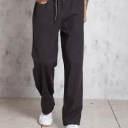 Shein Full Length Elasticated Drawstring Waist Pants-image-48
