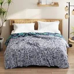 kopa 120 GSM Floral Print Microfiber Double Comforter-picture-10