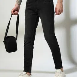 dnmx for trends select Men Lightly Washed Slim Fit Jeans-picture-24