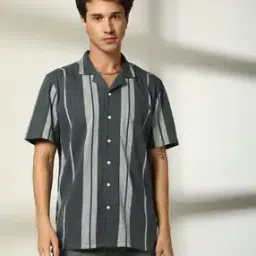 dnmx for trends select Men Striped Relaxed Fit Shirt-picture-17