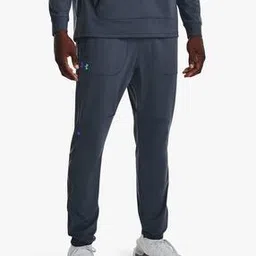 Men Rush Straight Track Pants with Logo Print-image-16