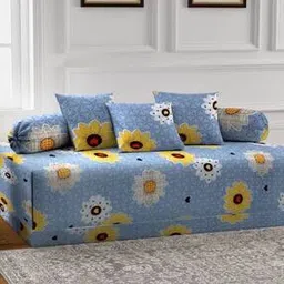 130 GSM Floral Print Diwana Set-image-30