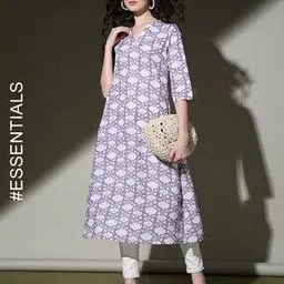 nyrika Women Floral Print Flared Kurta-picture-39