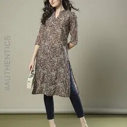 indie picks Handblock Print Cotton Kurta-picture-45