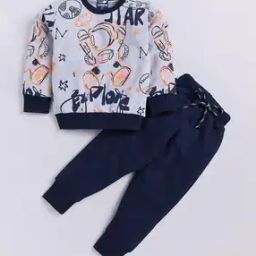 toonyport Boy Graphic Print Tracksuit Set-picture-2