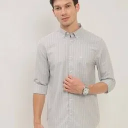 british club Men Striped Regular Fit Shirt with Patch Pocket-picture-22