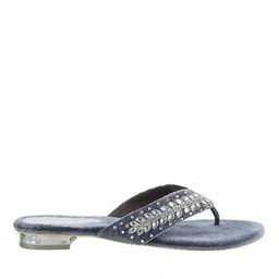 metro Women Embellished Thong-Strap Flip-Flops-picture-52