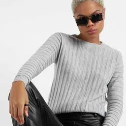 campus sutra Women Crew-Neck Cardigan with Full Sleeves-picture-50