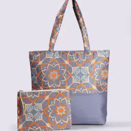 avaasa Women Floral Print Tote Bag with Pouch-picture-33