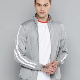 the fashion hub Men Self-design Jacket image 1