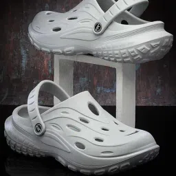 bersache Men Perforated Slingback Clogs image 1