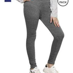 indiweaves Pack of 2 Girls Leggings with Elasticated Waistband-picture-41