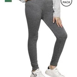 indiweaves Pack of 2 Girls Leggings with Elasticated Waistband-picture-48