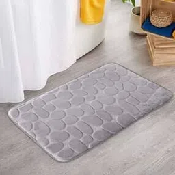 savya home Fleece Fabric Bathroom Mat-picture-52