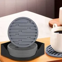 umai Coaster Set Of 6 with Silicone Holder-picture-51