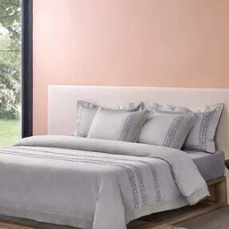 sansaar 200 TC Embroidered King-Size Bedsheet with Pillow Covers-picture-48