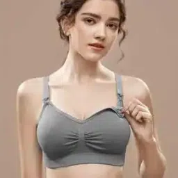 plumbury Women Non-Wired Nursing Bra with Adjustable Strap-picture-24