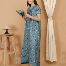 sweet dreams Women Printed Cotton Nighti-picture-27