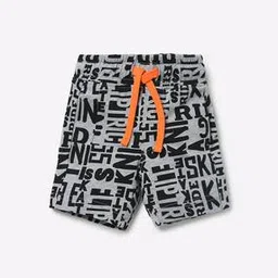 united colors of benetton Typographic Print Shorts with Elasticated Drawcord-picture-28