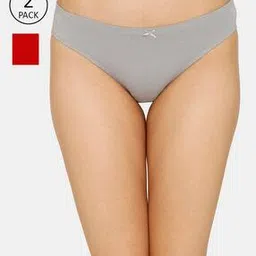 zivame Pack of 2 Bikini Briefs with Elasticated Waist-picture-14