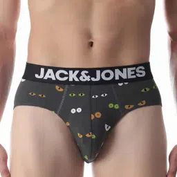 jack & jones  Cotton Blend Graphic Briefs image 1