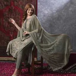 anni designer Women Floral Print Straight Kurta Set-picture-15