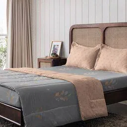 the happy pod Microfiber Bedsheet With Pillow Covers   -picture-36