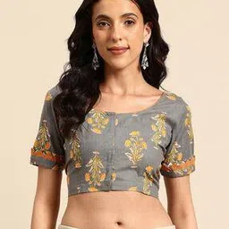 molcha Women Floral Print Front Open Blouse-picture-20