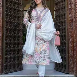 nyrika Women Self-design Straight Kurta Set-picture-27