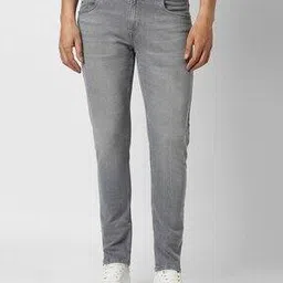 peter england Men Slim Fit Jeans with 5-Pocket Styling -picture-14