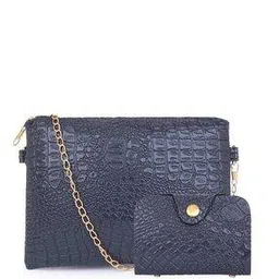 mark & keith Reptilian Pattern Sling Bag with Chain Strap-picture-48