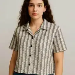 buda jeans co Women Chevron Print Regular Fit Shirt-picture-18