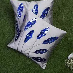 alina decor Set of 2 Embellished Cushion Covers 16" X 16"-picture-32