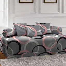 arrabi Set of 6 350 TC Printed Bedsheet with Bolsters & Cushion Covers-picture-19
