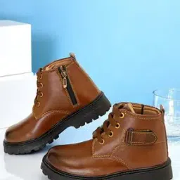 freeplay Boys Round-Toe Lace-Up Boots-picture-11
