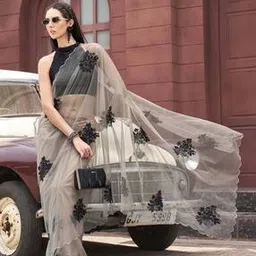 tikhi imli Women Traditional Saree With Blouse Piece-picture-11